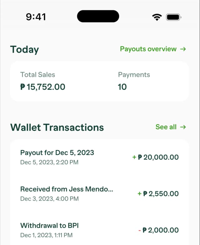 A cell phone with a payment screen on it