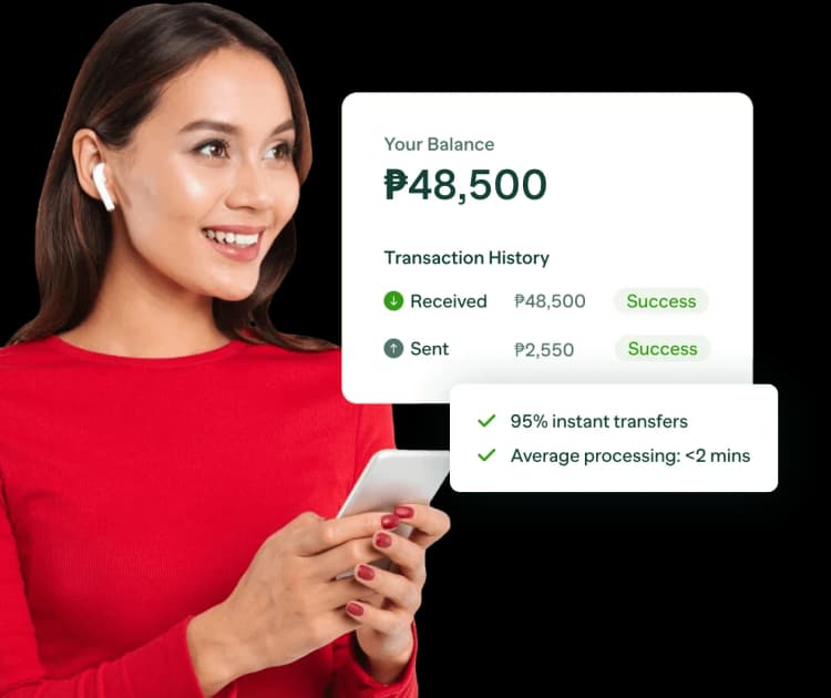 A woman holding a smart phone in her hands